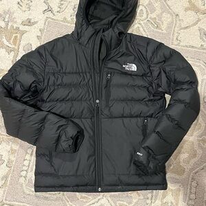 The North Face Men's Black Hooded Puffer Jacket